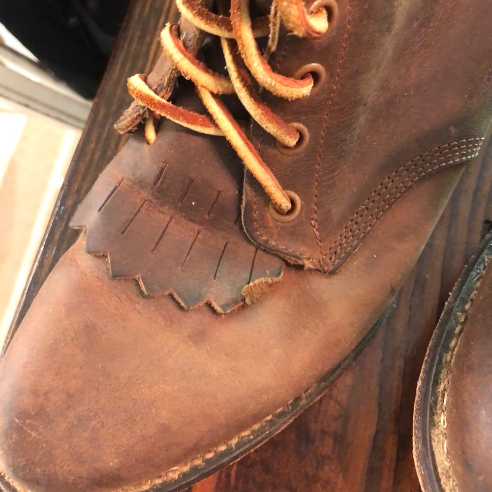 Justin lace up boots